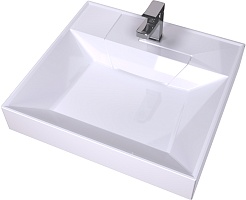 Stella Polare Раковина над стиральной машиной Мирабелла 60х55 белая – фотография-1